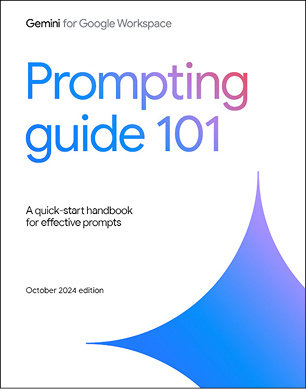 Prompting guide 101 white with a star on cover