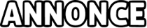 annonce logo black