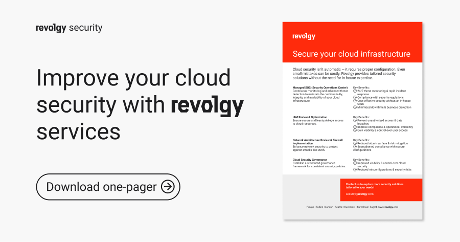Improve cloud security with Revolgy